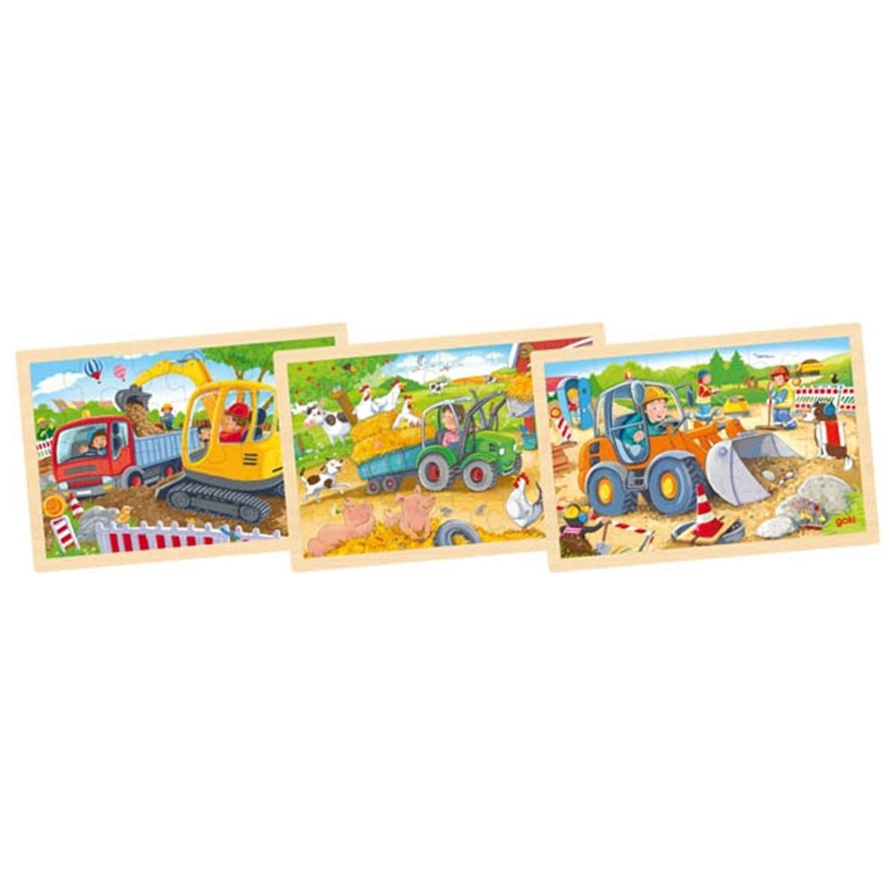Puzzel Powerdisplay,24 stukjes. 3 ass. 3