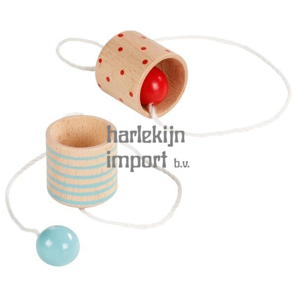 Vang de bal. 3,5 cm. 2 assortie. 4+