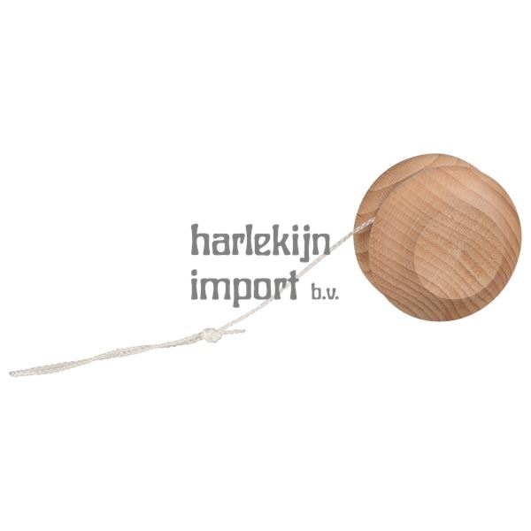 Houten Jojo, blank hout. 5 cm. 4+