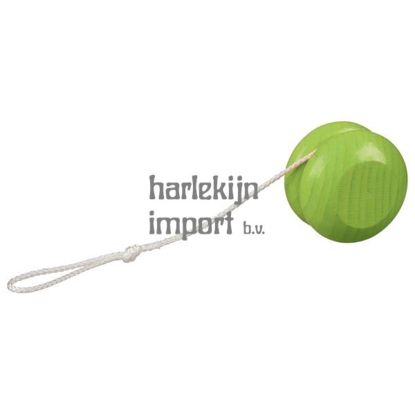 Houten Jojo, groen. 5 cm. 4+