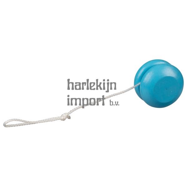Houten Jojo, blauw. 5 cm. 4+
