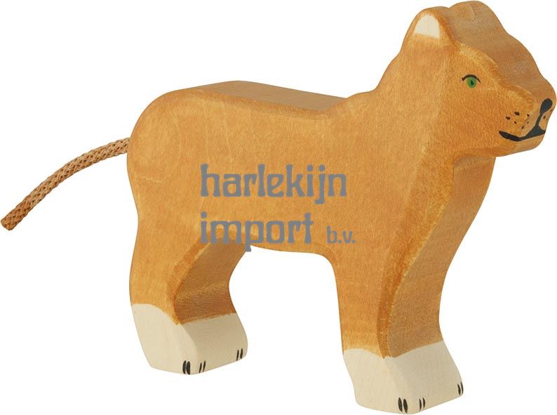 Holztiger leeuwin. 13,5 cm. afbeelding