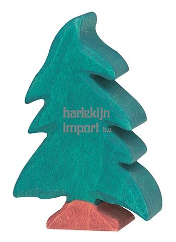 Holztiger Naaldboom, klein. 11 cm.