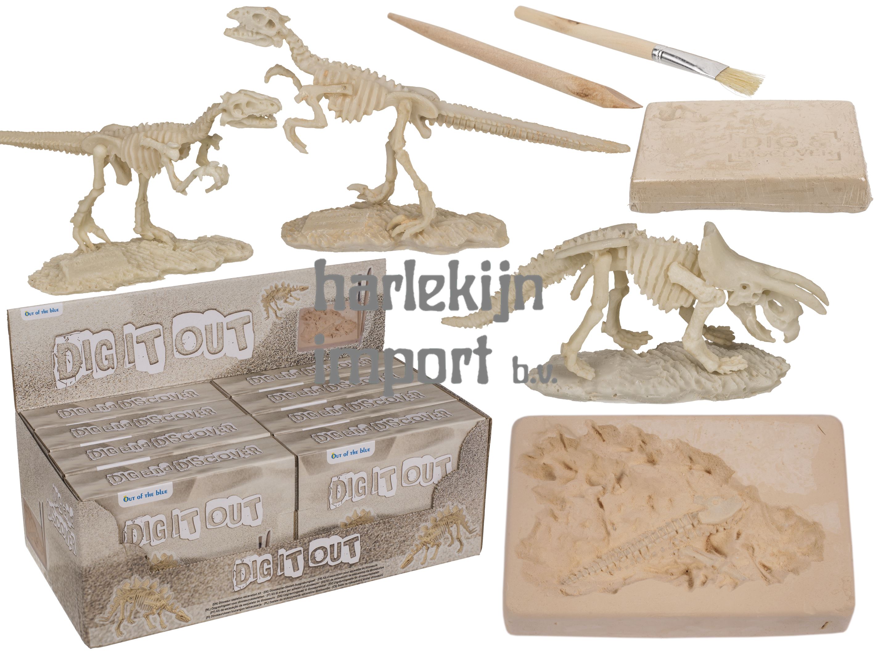 Dsp Opgravingsset, dinosaurusskelet, 4,5