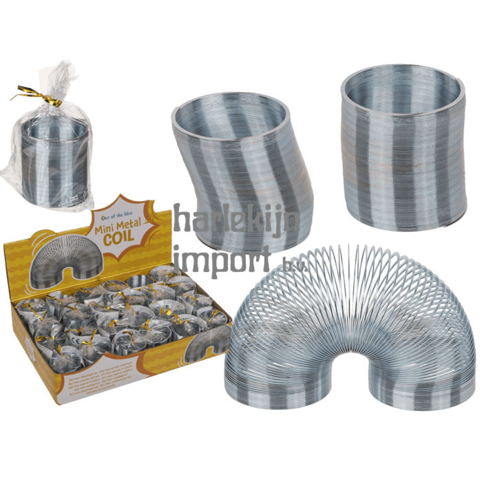 Dsp Metalen mini spiraal, ca. 3,5 cm. 24