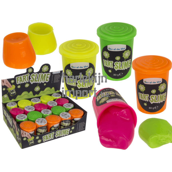 Dsp Scheet slijm ca 80 gr. 4 kleuren. 20