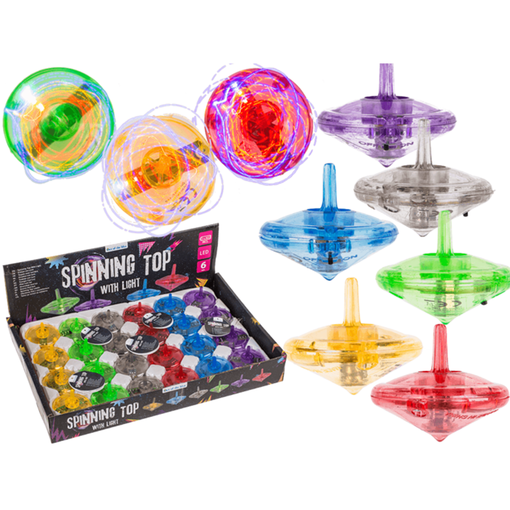 Dsp Gyro tol LED, 6 kleuren. ca. 4,5 cm.