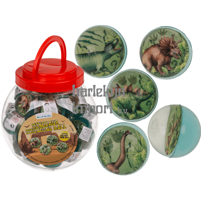 DSP stuiterballen Dinosaurus. 36 stuks