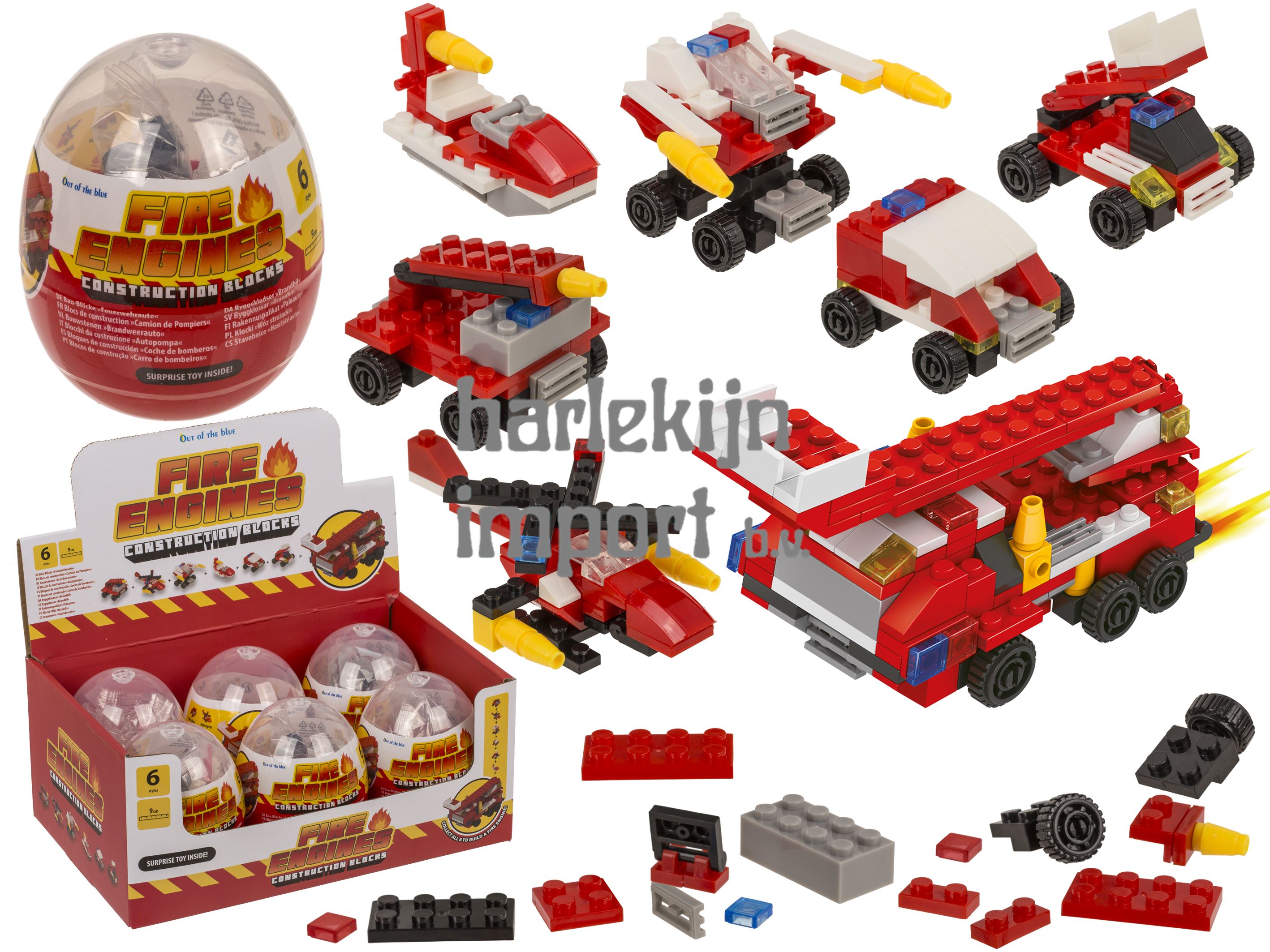 Dsp Constructie blocks Brandweer. 9 cm.