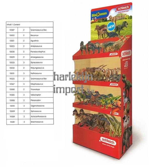 Schleich Dino's 18 ass. (39 stuks). 3+