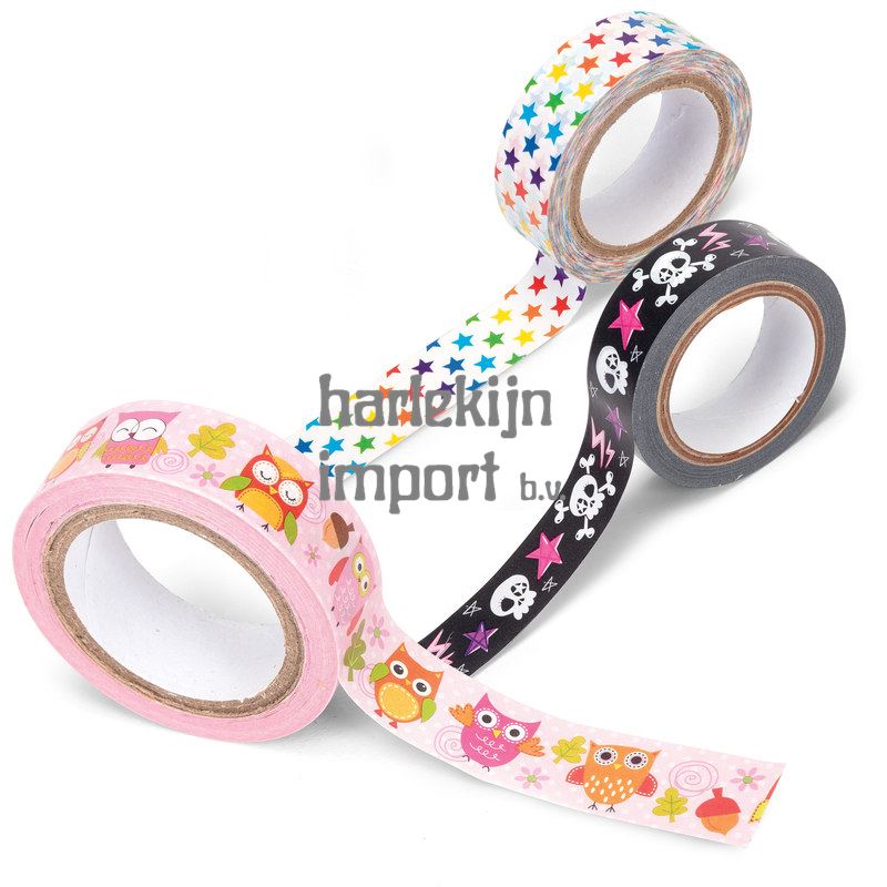 Plakband smal gedecoreerd. 3+