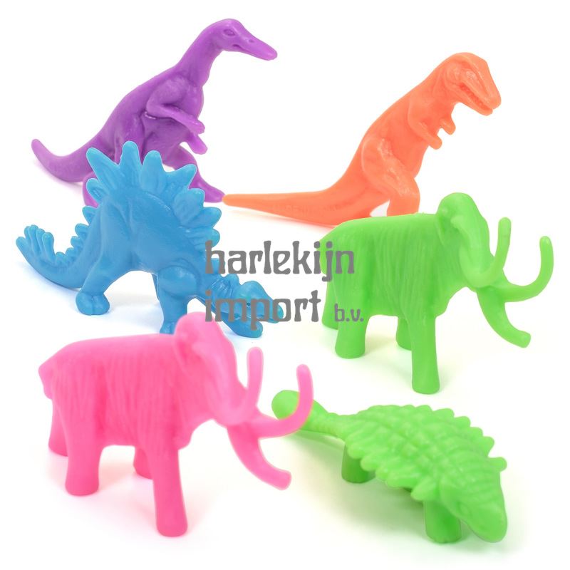 Prehistorische dieren 6 ass