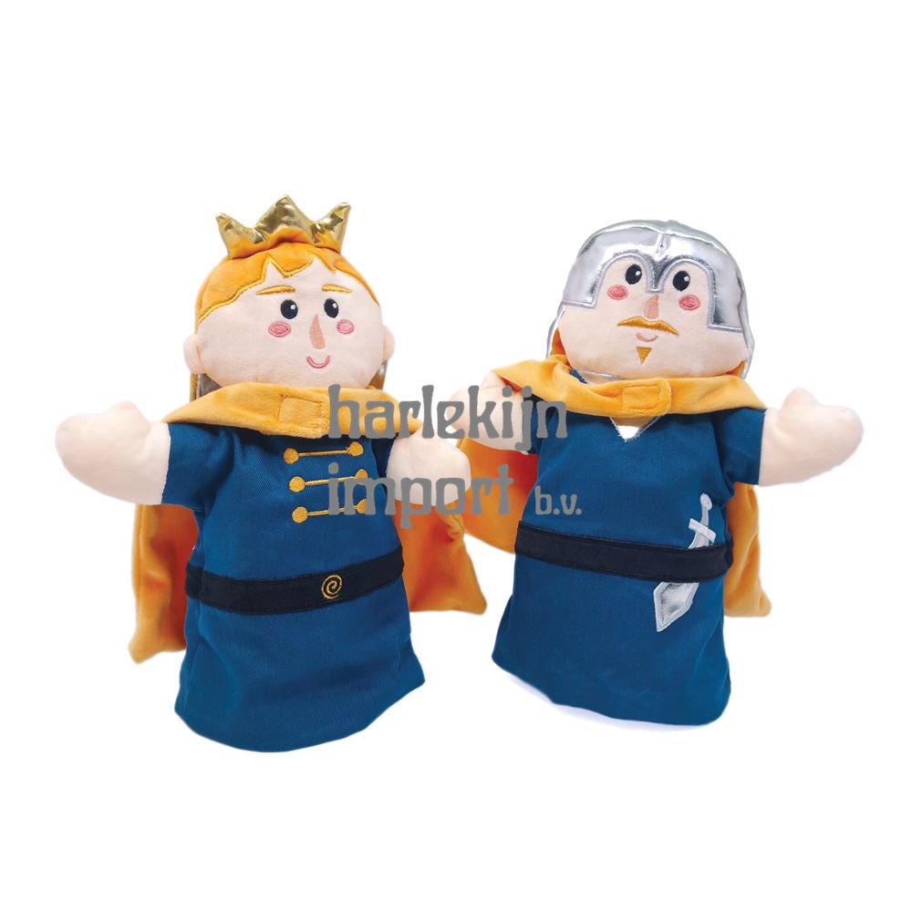Dubbelgezichte handpop Prins/Ridder. 25