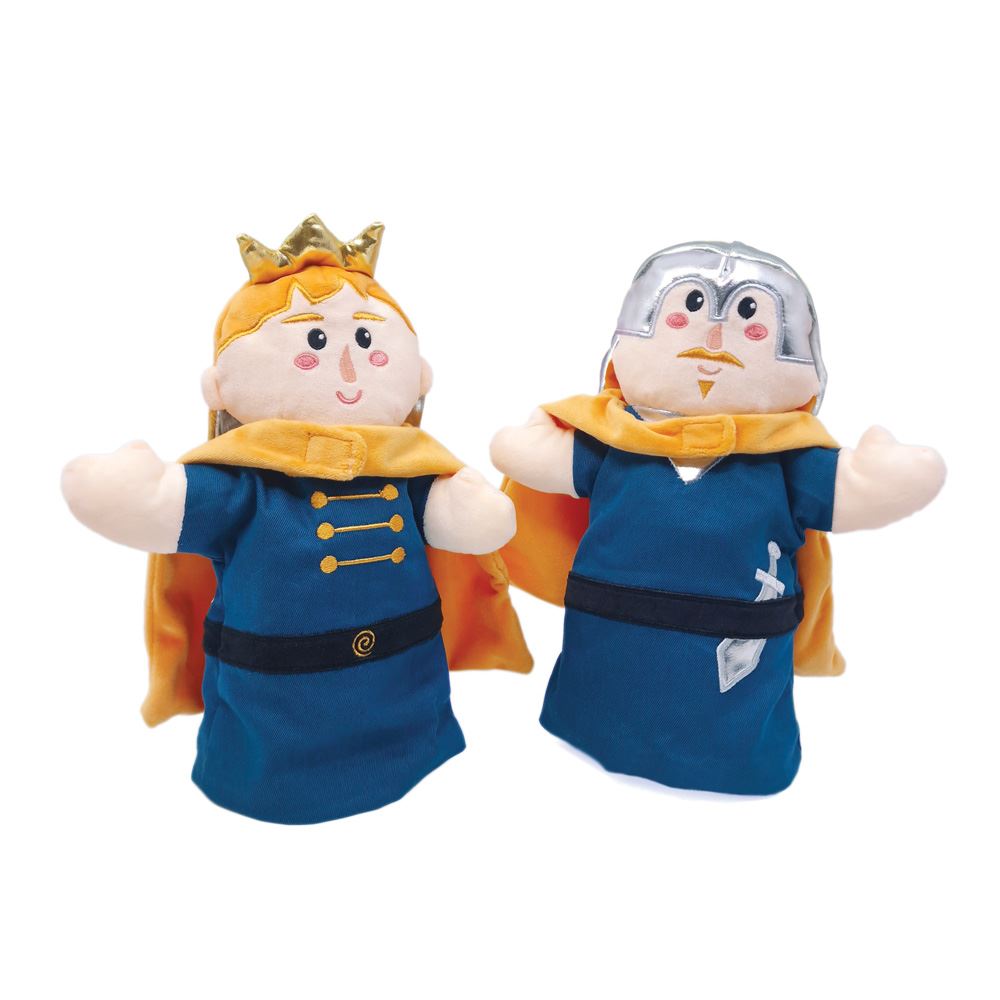Dubbelgezichte handpop Prins/Ridder. 25