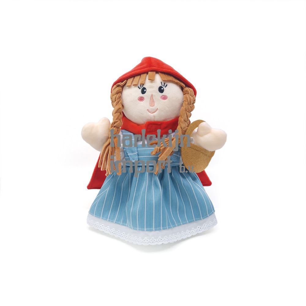 Handpop Roodkapje. 25 cm. 3+
