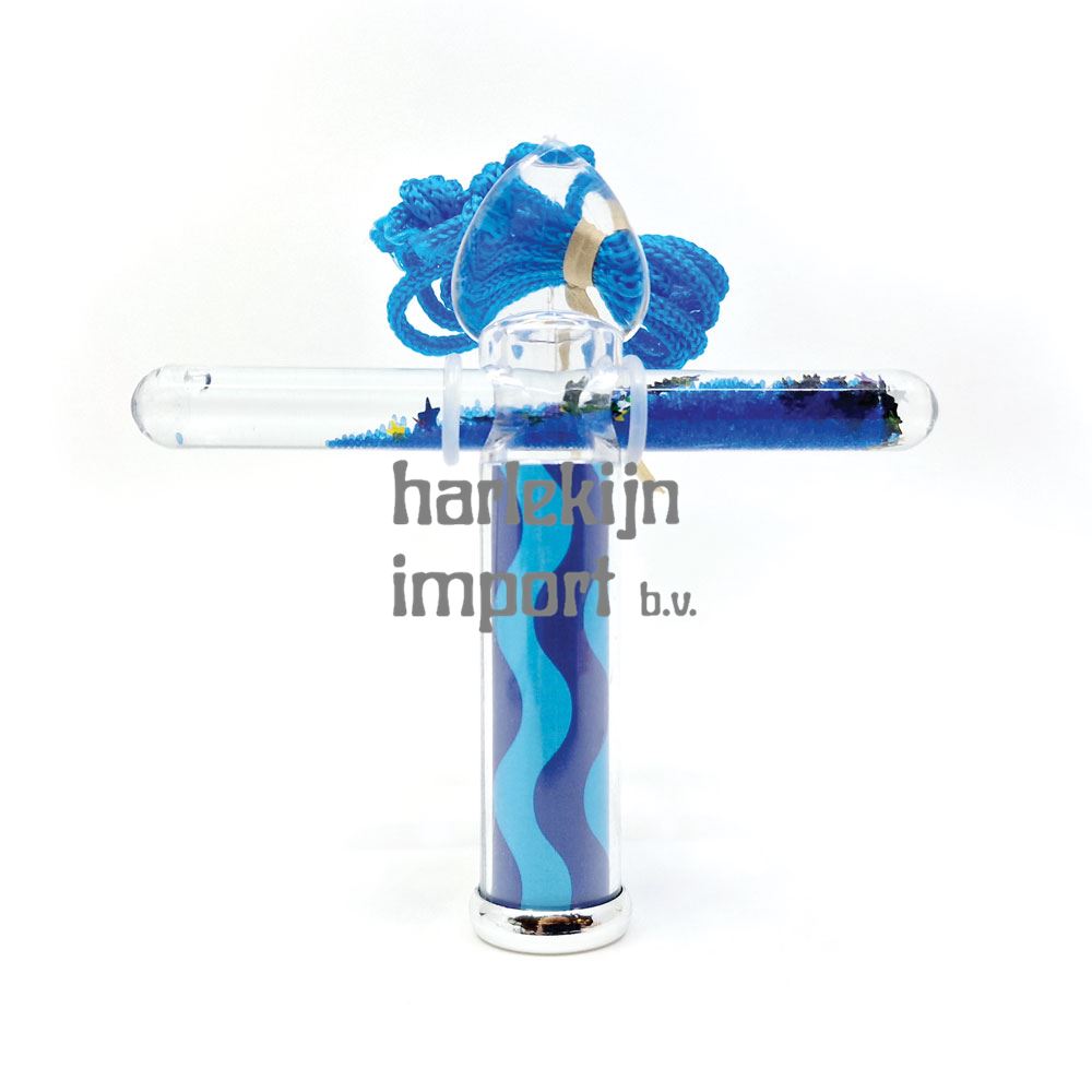 Mini Liquid caleidoscope 'Blauwe golven'