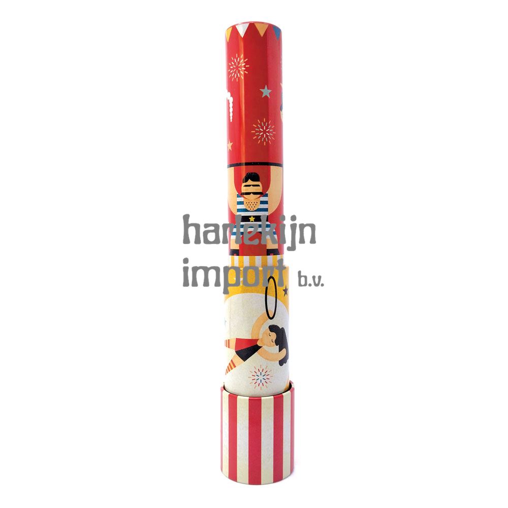 Kaleidoscope tin, Circus Rood/geel.3+