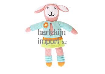 Knuffel gebreid schaap Dolly 36 cm
