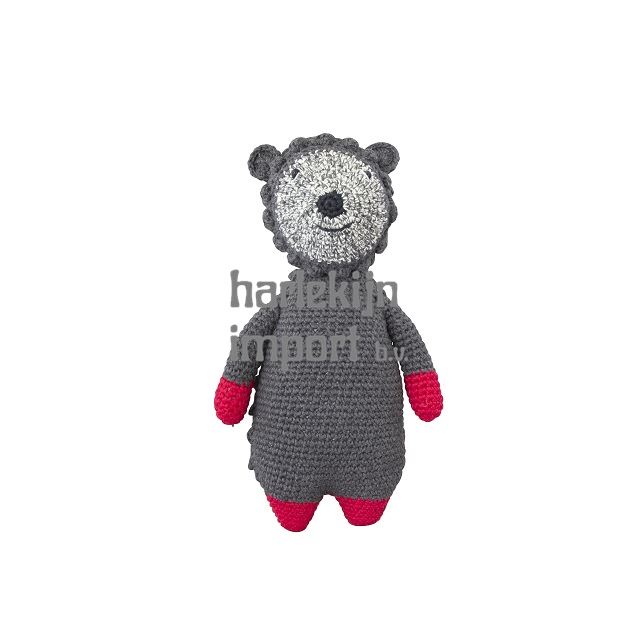 Knuffel gehaakt Egel 27 cm (2 st)