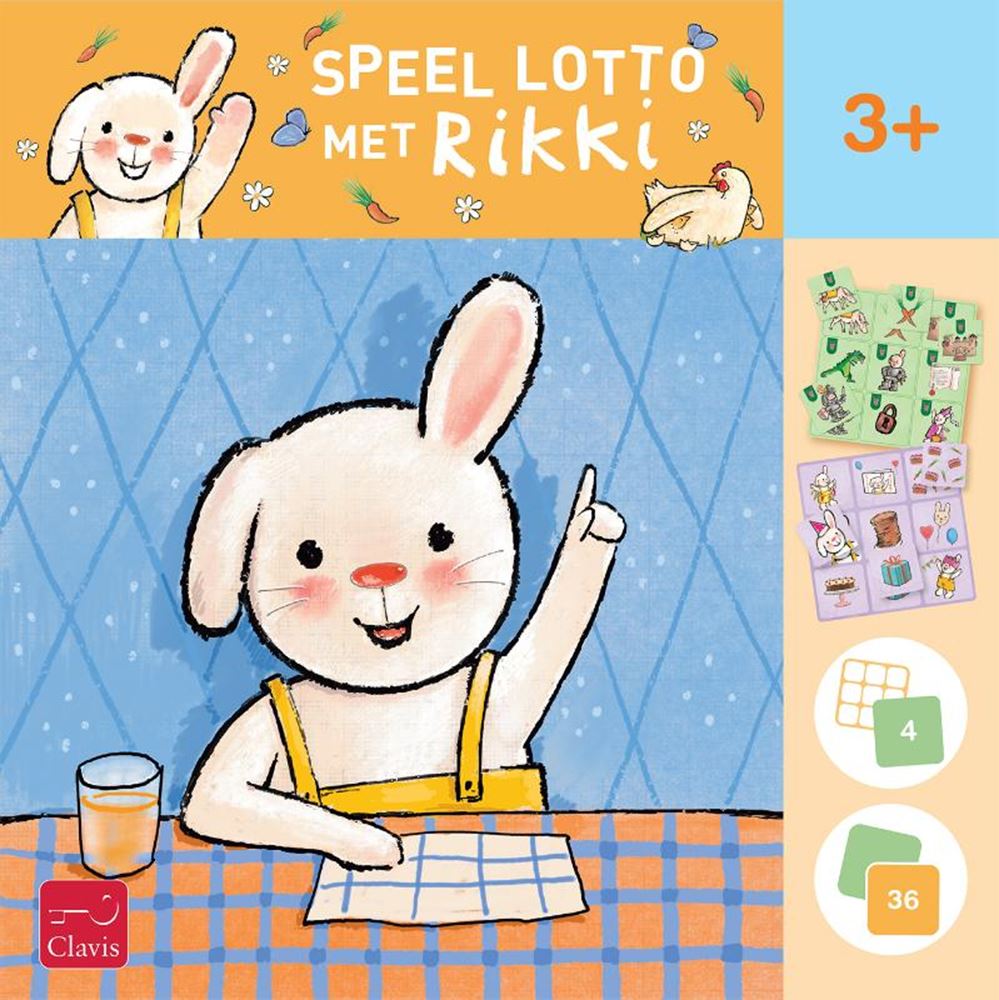 Speel lotto met Rikki. 3+