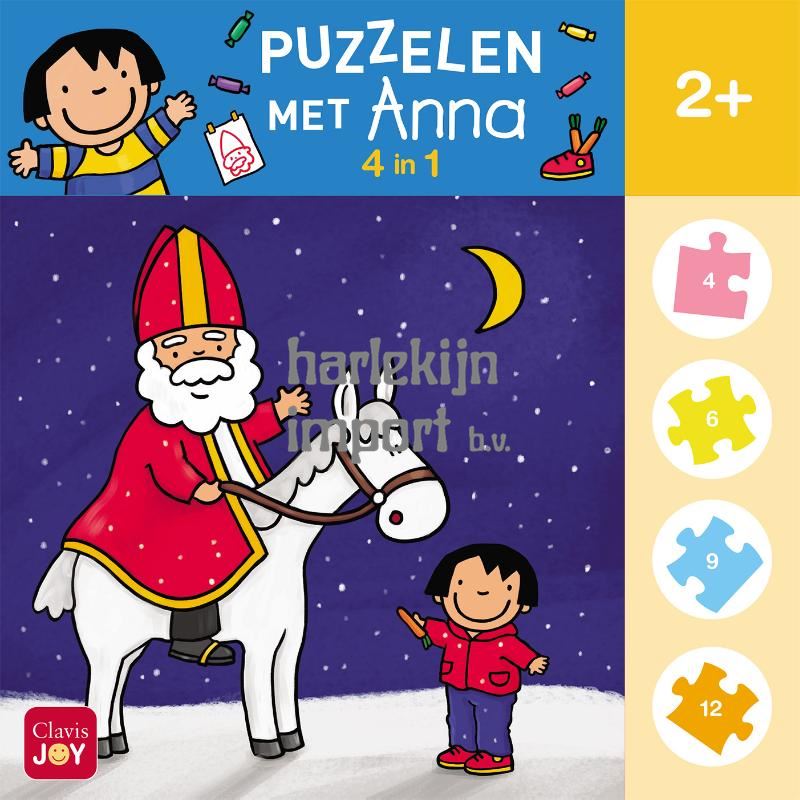 Puzzelen met Anna. 4-in-1- Sinterklaas