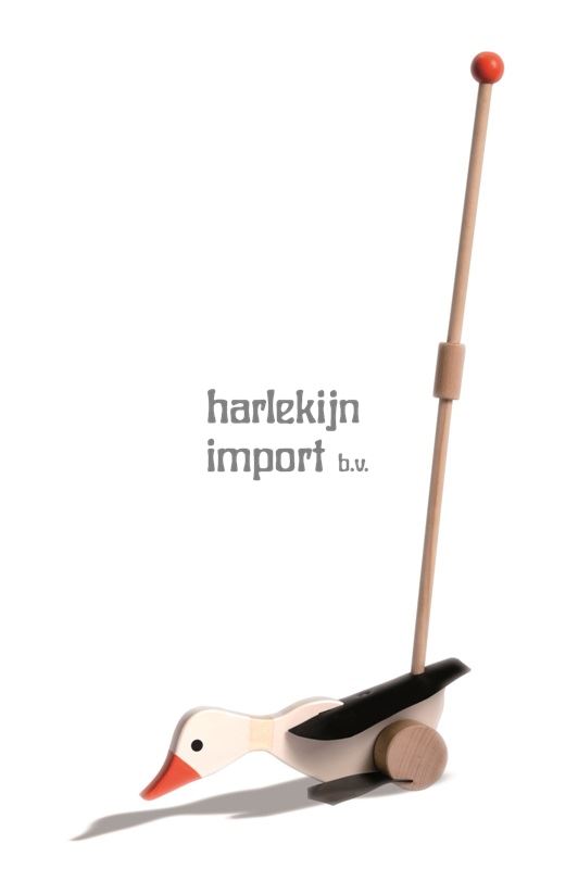 Egmont Houten loopstok gans. FSC. 67 cm.