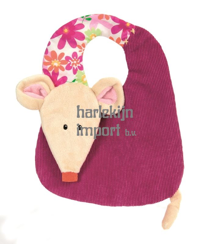 Slabbetje muis Valentine