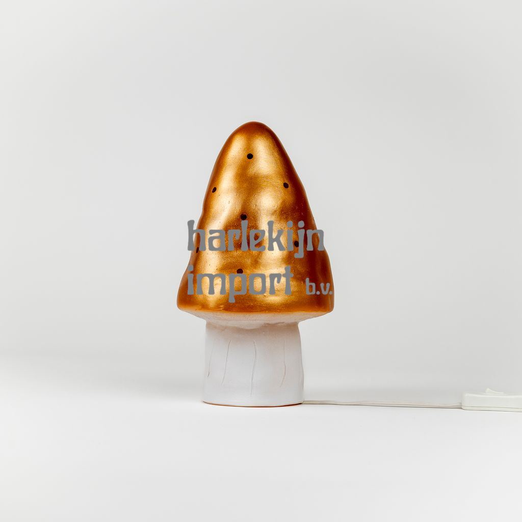 Egmont Lamp Paddenstoel Koper + dimmer.