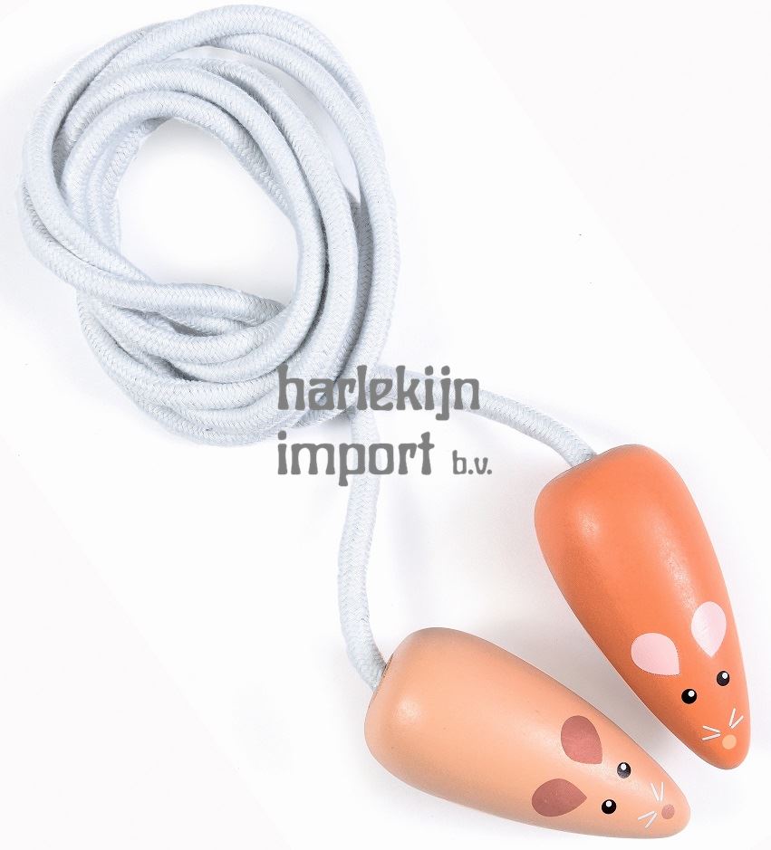 Springtouw muis. 3+