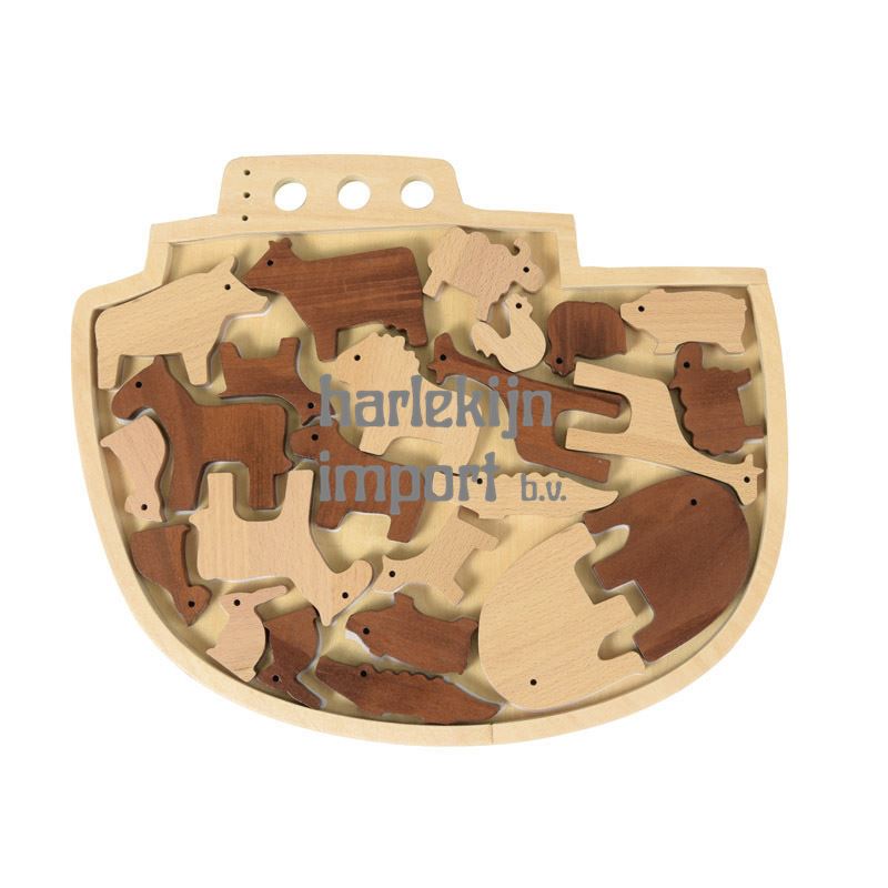 Egmont Houten vormenpuzzel Ark van Noah