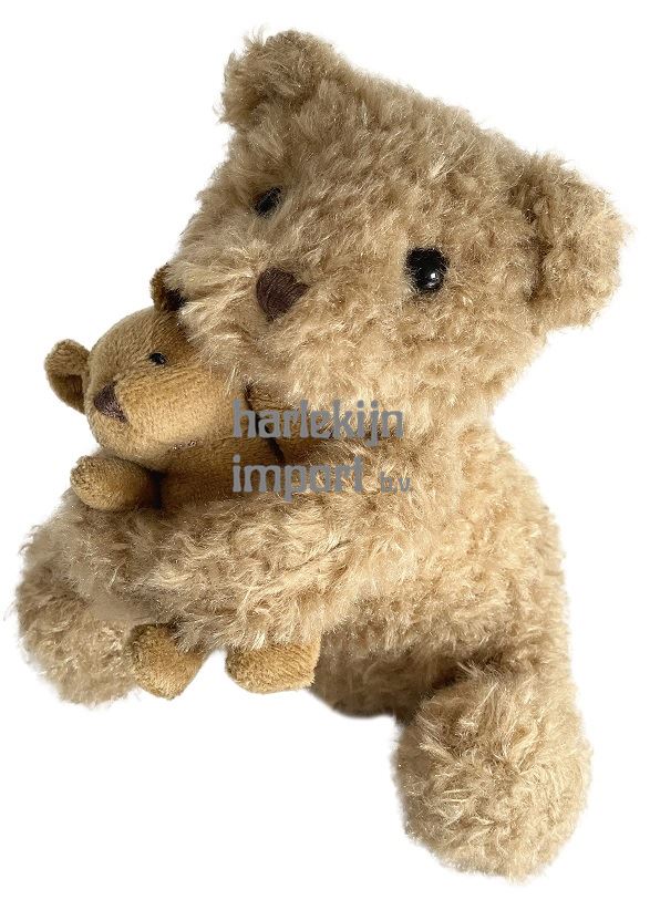 Egmont Knuffel Beer Eustache met baby. 1
