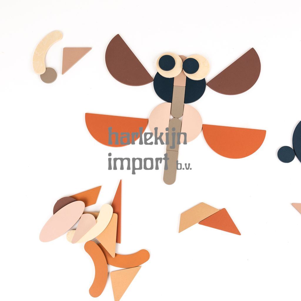 Egmont Houten Vormen Puzzels (Dsp). 15x