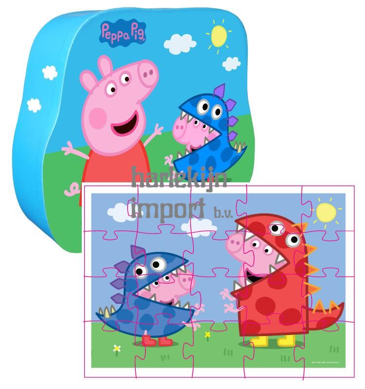 Peppa Pig Puzzel Peppa & George 24 stuk
