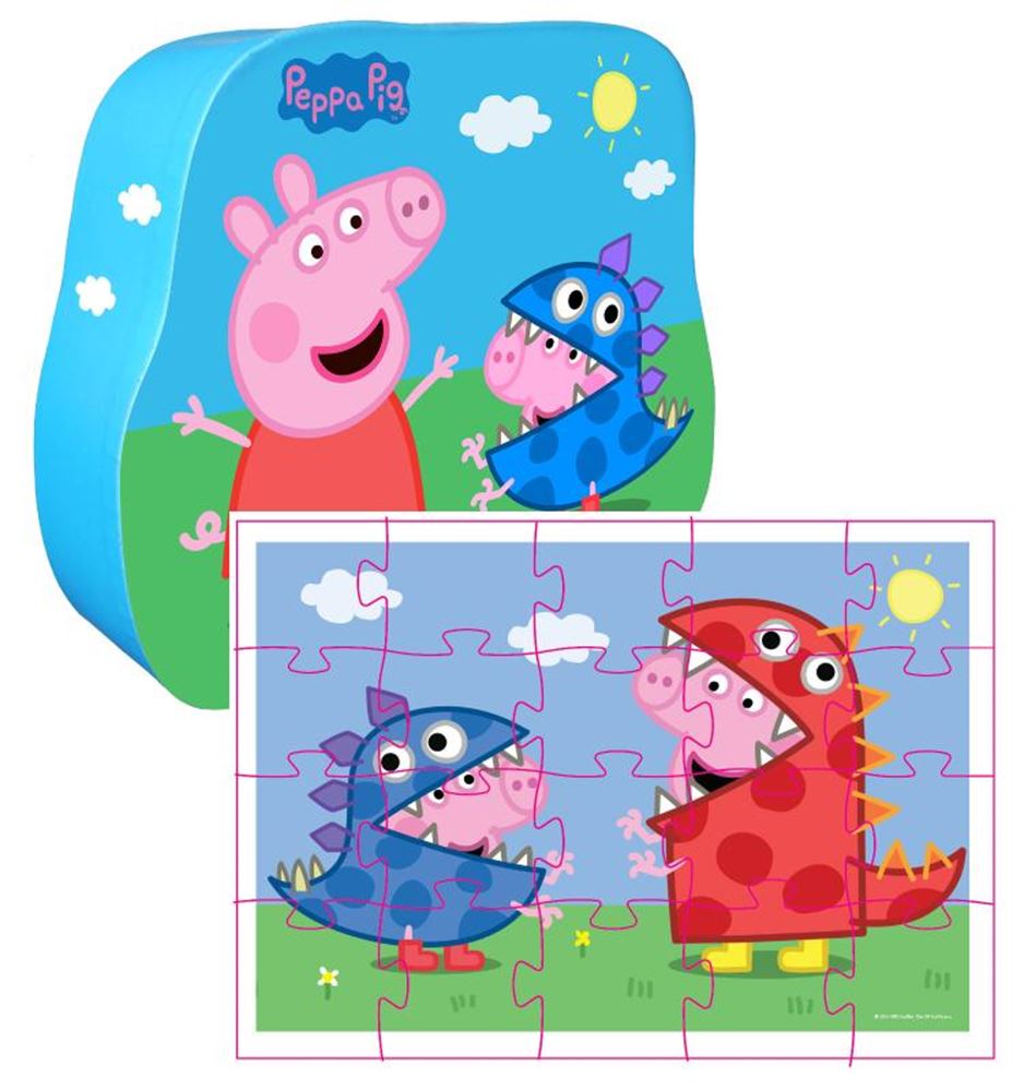 Peppa Pig Puzzel Peppa & George 24 stuk