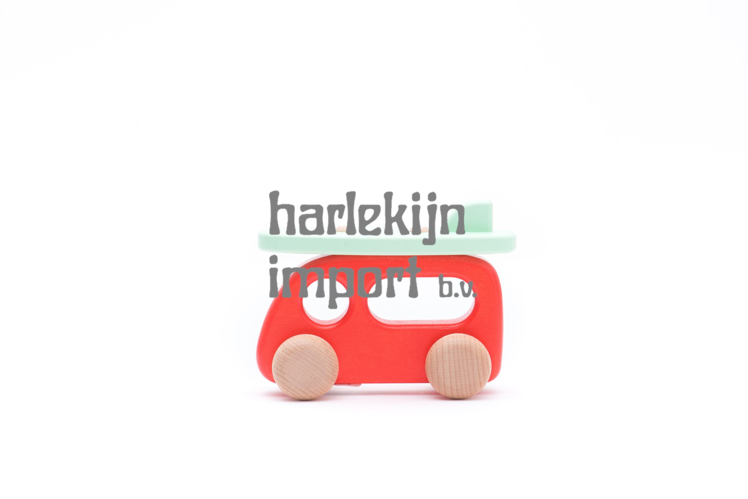 BAJO houten Camper met surfplank. 2+ afbeelding