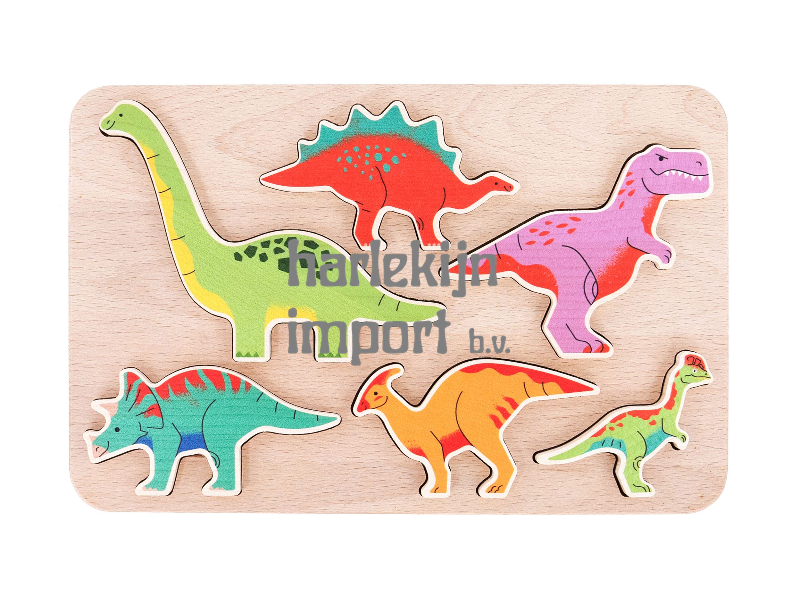 BAJO houten Sorteer dinosaurussen.