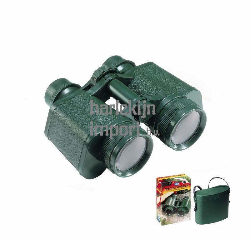 Navir verrekijker groen met hoes. 4+