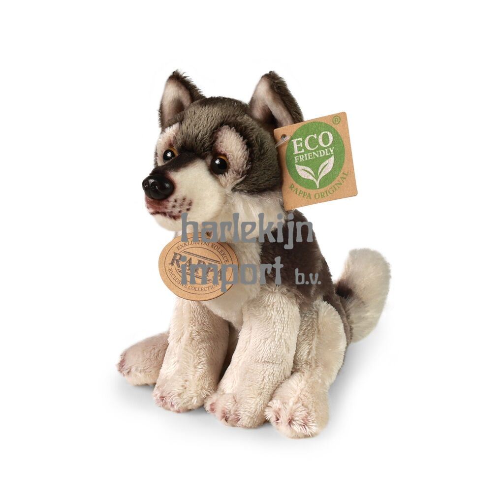 Pluche wolf 15 cm ECO-VRIENDELIJK