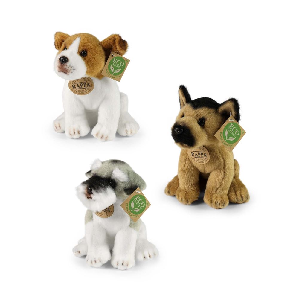 Pluche honden assort 20 cm ECO-FRIENDLY