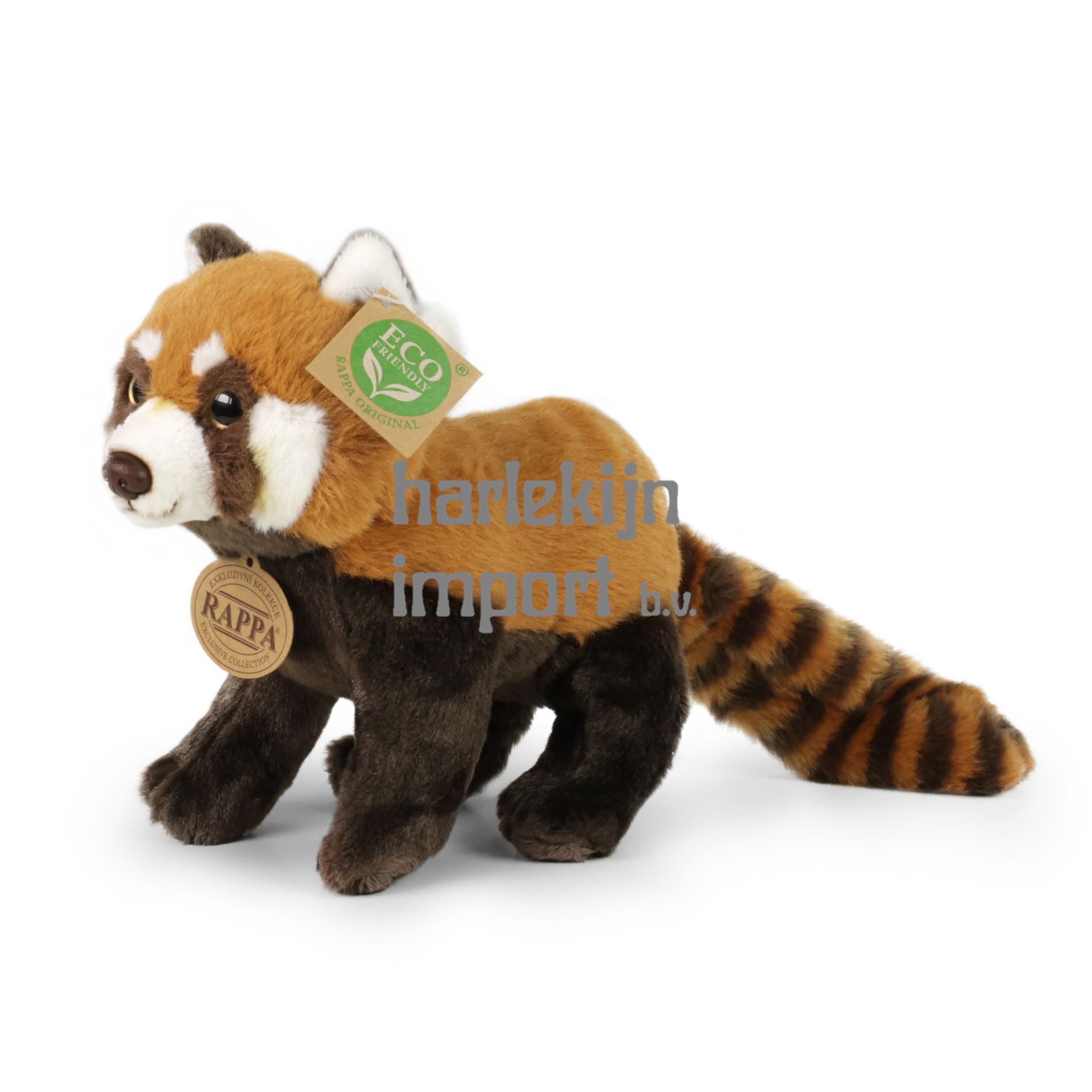 Pluche rode panda 20 cm ECO-VRIENDELIJK