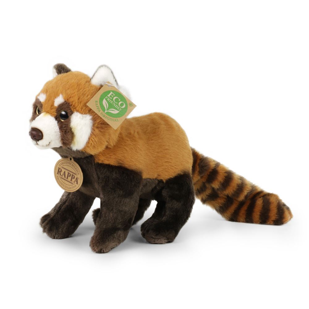 Pluche rode panda 20 cm ECO-VRIENDELIJK
