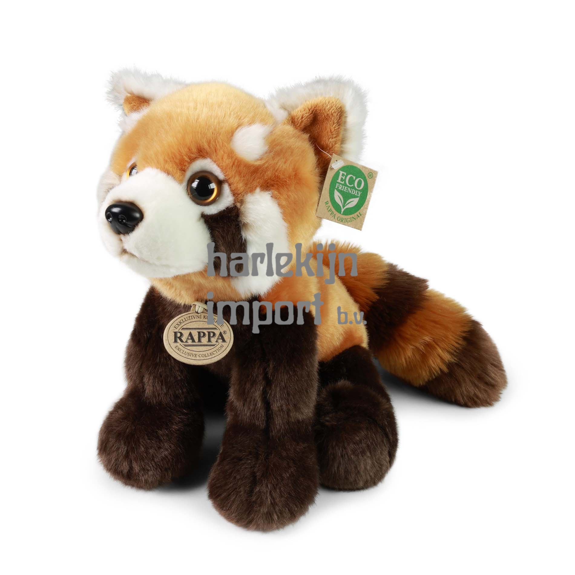 Pluche rode panda 28 cm ECO VRIENDELIJK