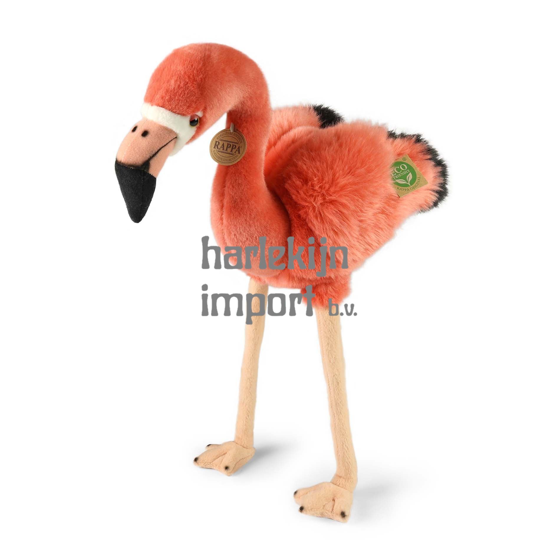 Pluche flamingo 46 cm ECO-FRIENDLY