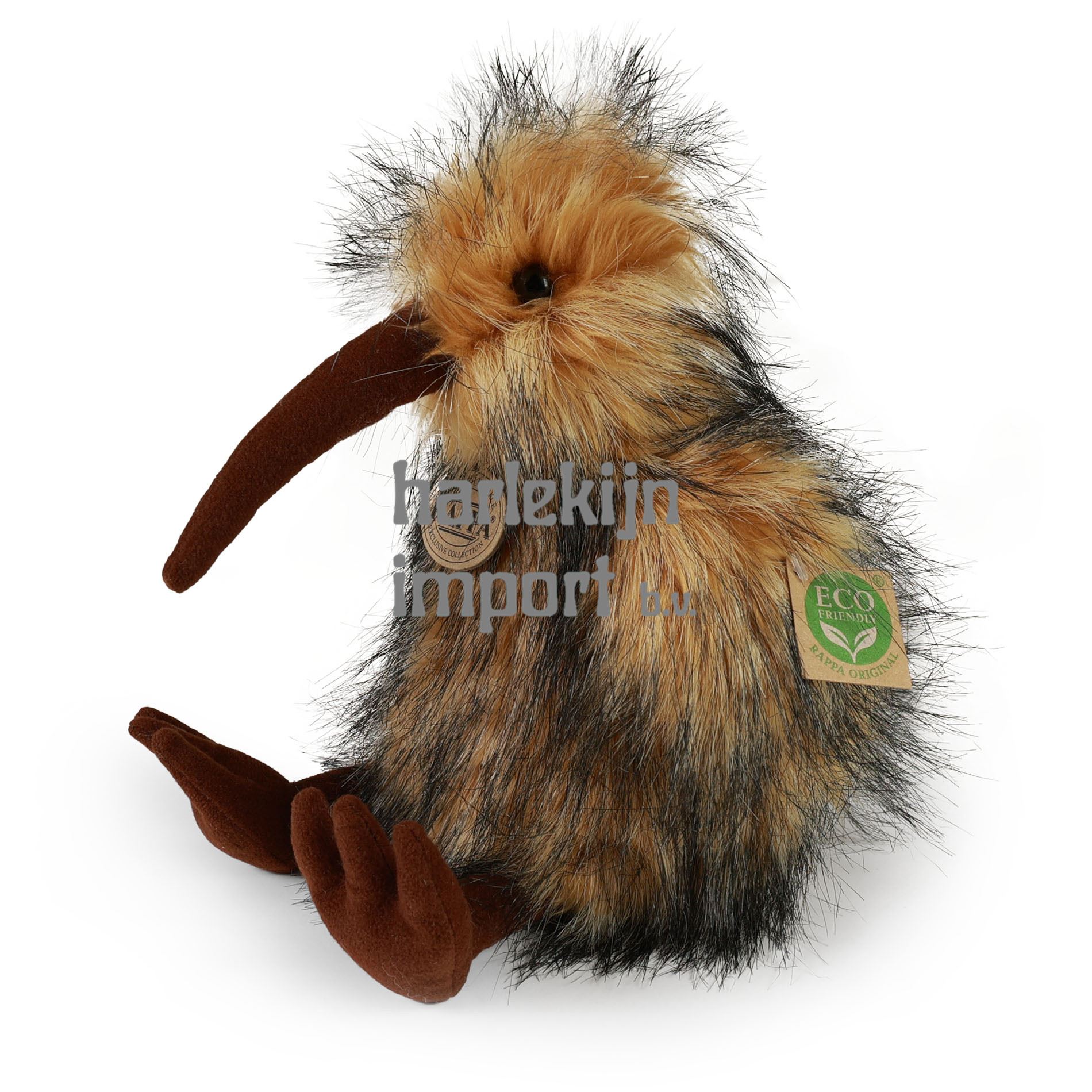Pluche vogel kiwi 23 cm ECO-VRIENDELIJK