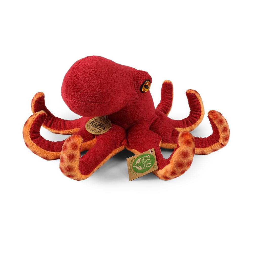 Pluche octopus 26 cm ECO-VRIENDELIJK