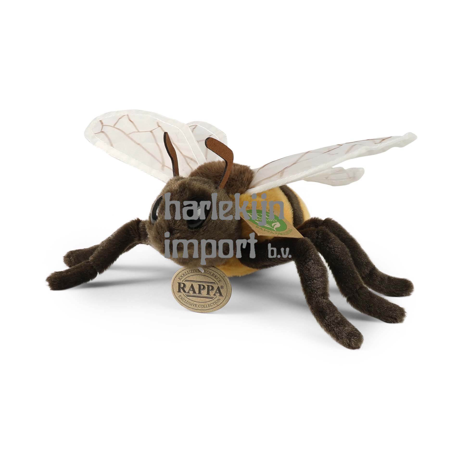 Pluche honingbij 20 cm ECO-FRIENDLY