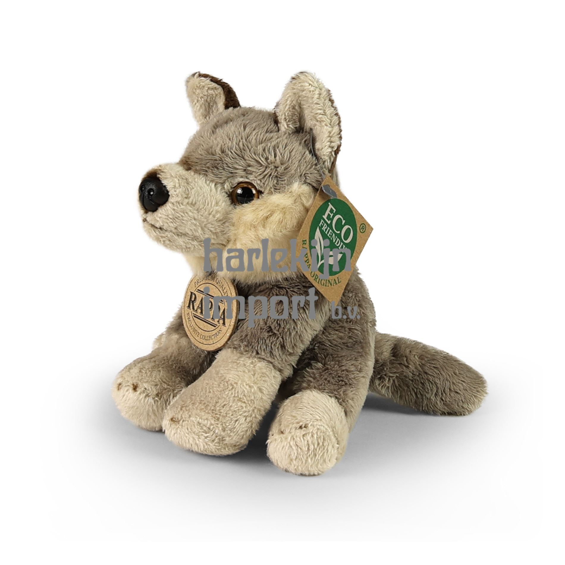 Pluche wolf 13 cm ECO-VRIENDELIJK