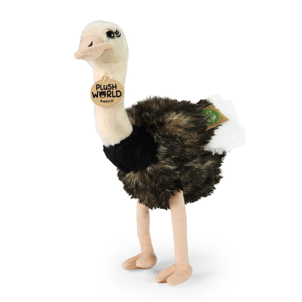 Pluche struisvogel 32 cm ECO-FRIENDLY
