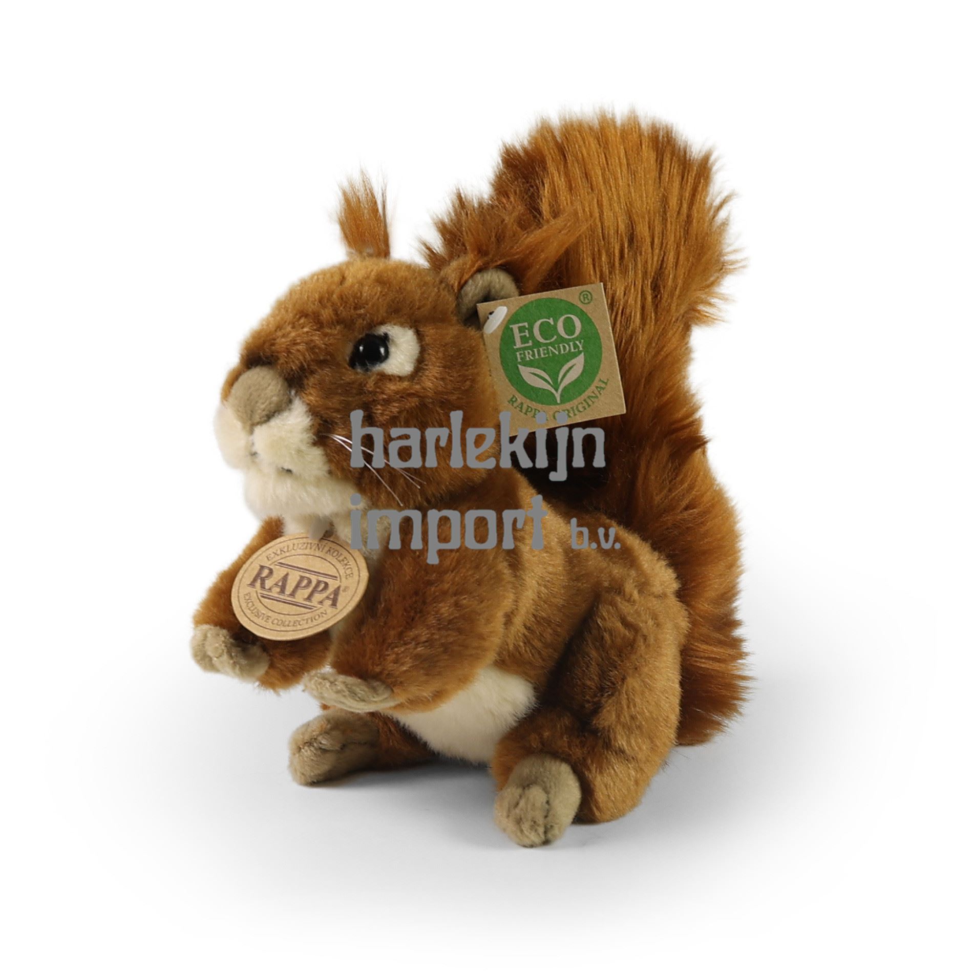 Pluche eekhoorn 17 cm ECO-VRIENDELIJK