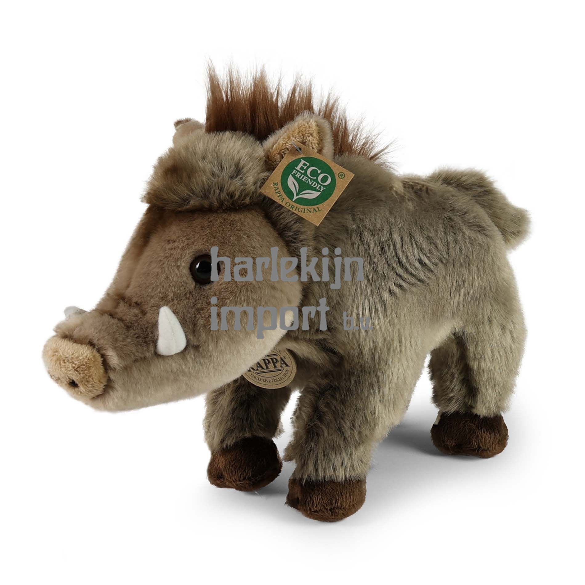 Pluche wild zwijn 31 cm ECO-FRIENDLY
